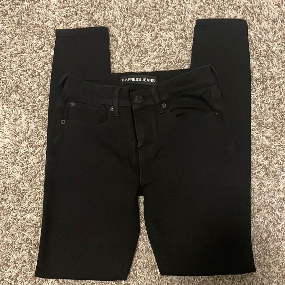 Express black jeans